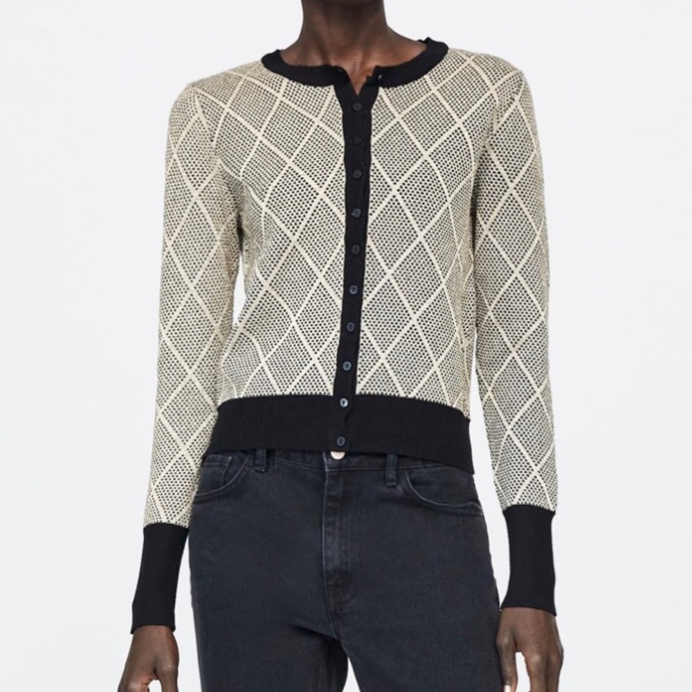 Metallic Gold Cardigan